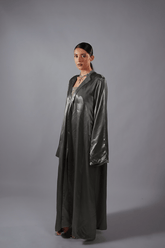 Monarch Abaya (Grey) - Nure Dubai